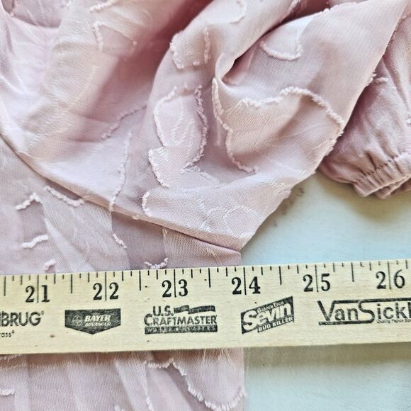 Zeagoo Womens Shirt Scoop Neck 3/4 Sleeve‎ Lined Blouse Pink Size XXL NEW - Picture 3 of 5